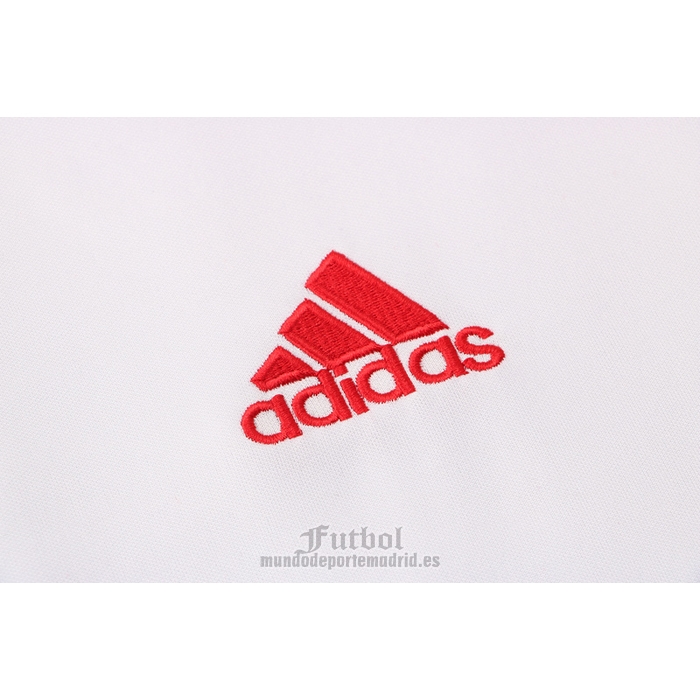 Chandal del Manchester United Manga Corta 2021-2022 Blanco